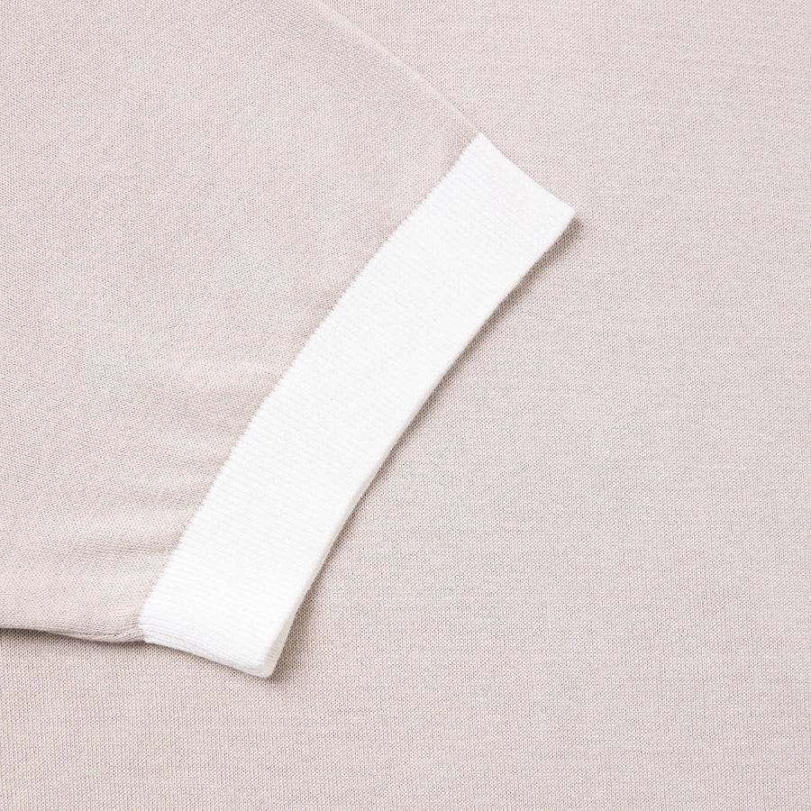 Paolo Pecora Maglia in Seta Cotone Extrafine - Eleganza Sabbia Soddisfazione Garantita