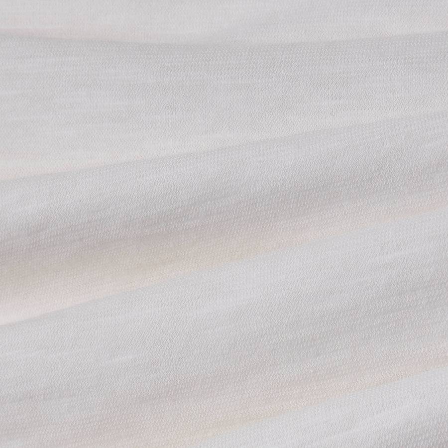 Paolo Pecora T-shirt Jersey Cotone Lino - Bianca Shopping Online