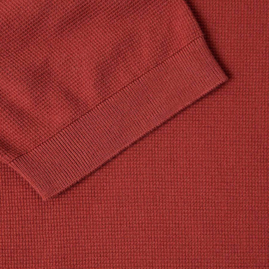 Paolo Pecora Maglia Puro Cotone Extrafine - Rosso Granata Economico