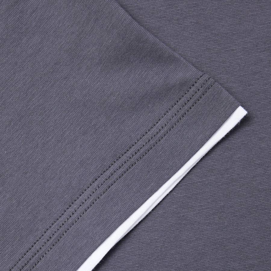 Paolo Pecora T-Shirt in Jersey Extrafine - Grigio Antracite Negozio