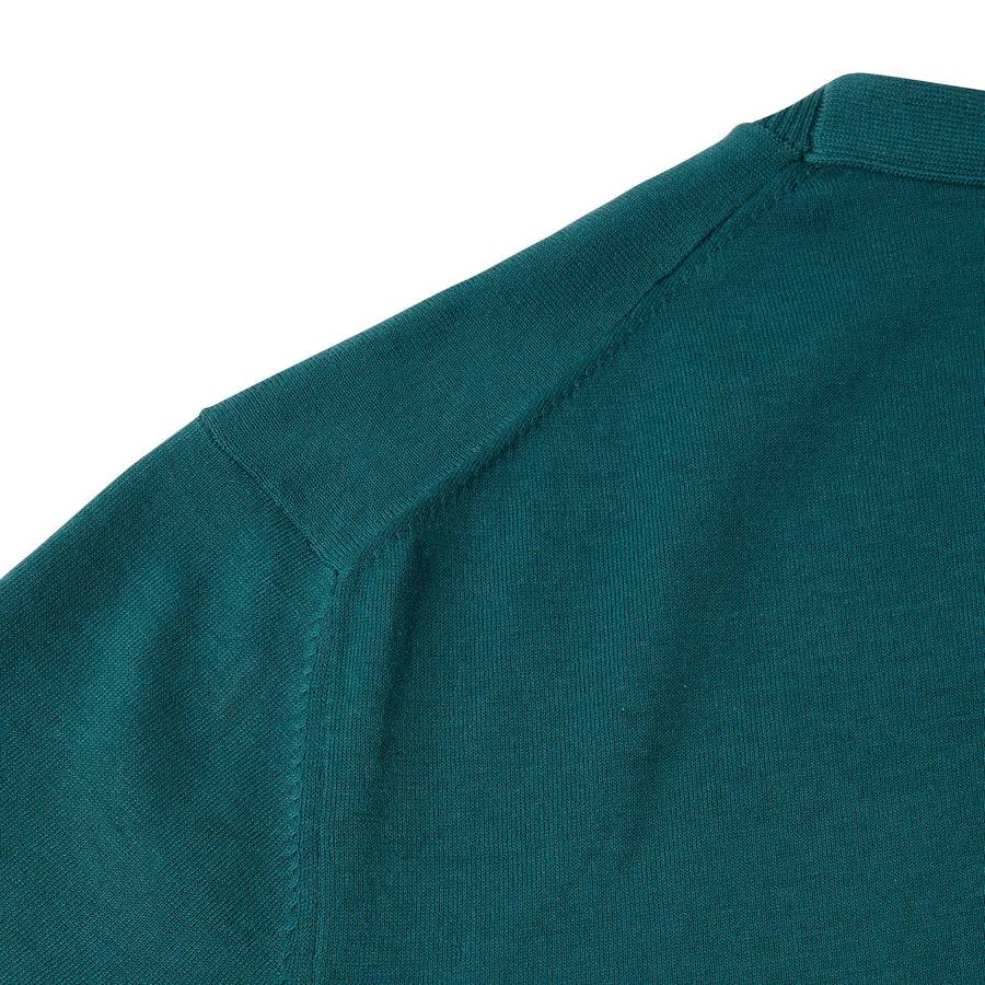 Paolo Pecora Maglia Puro Cotone Extrafine - Verde Moda