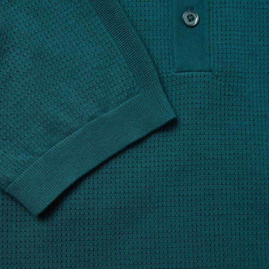 Paolo Pecora Maglia in Cotone Crepe Extrafine - Verde Malachite 2025