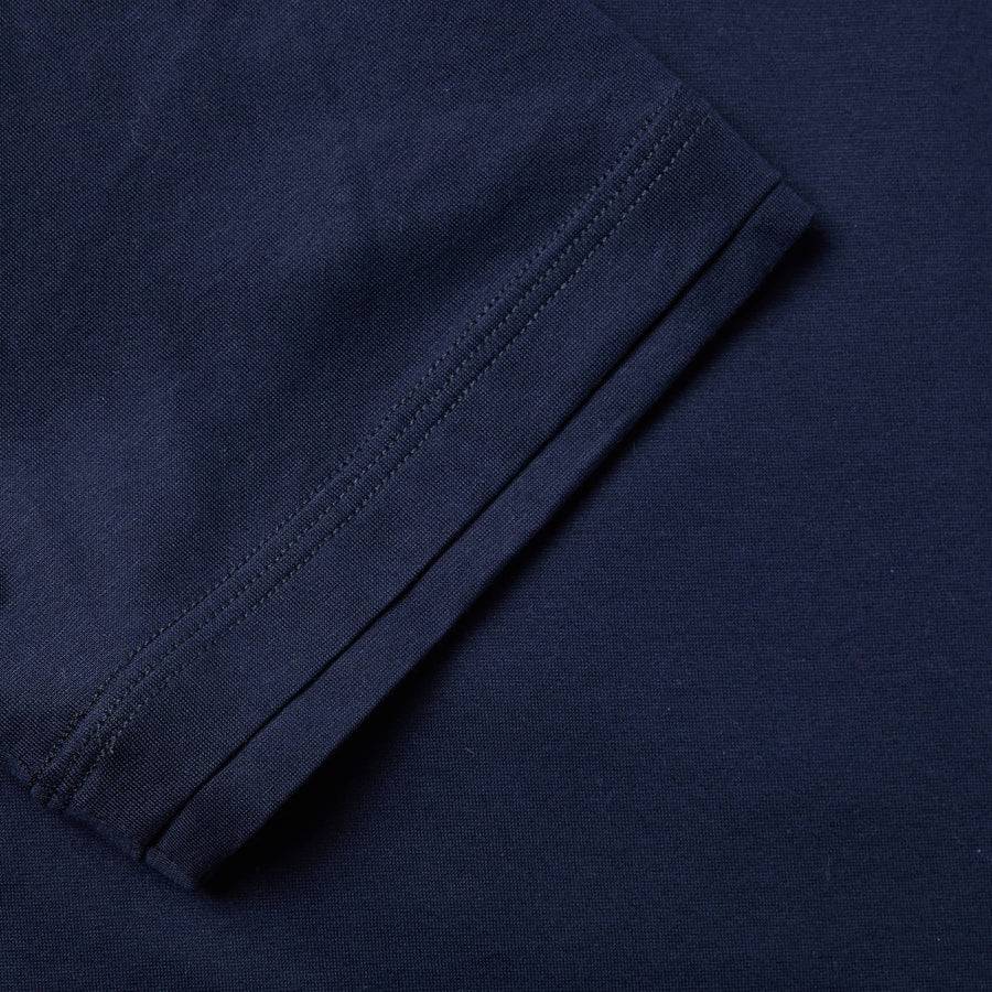 Paolo Pecora T-Shirt in Jersey Lucido - Blu Navy Spedizione Gratuita