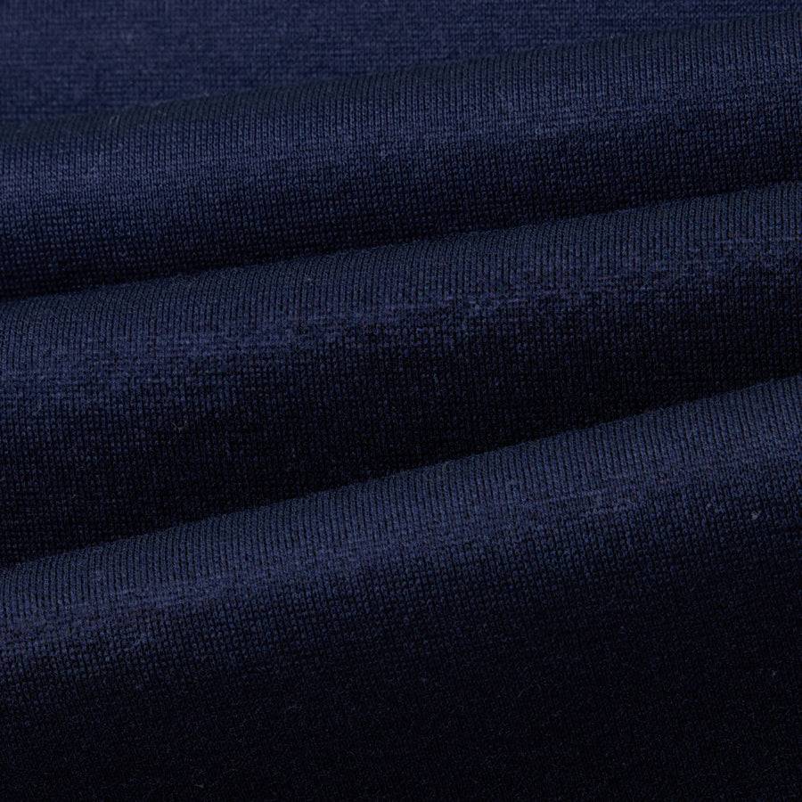 Paolo Pecora T-Shirt in Jersey Lucido - Blu Navy Spedizione Gratuita