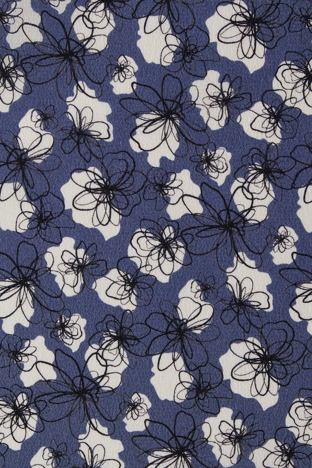 ﻿Piazza Sempione Abito con collo a foulard stampa fiori Italia