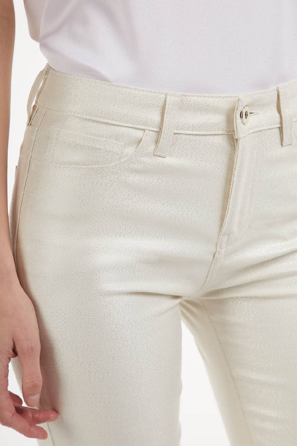 Piazza Sempione JENNIFER Pantalone bootcut effetto acqua Offerte