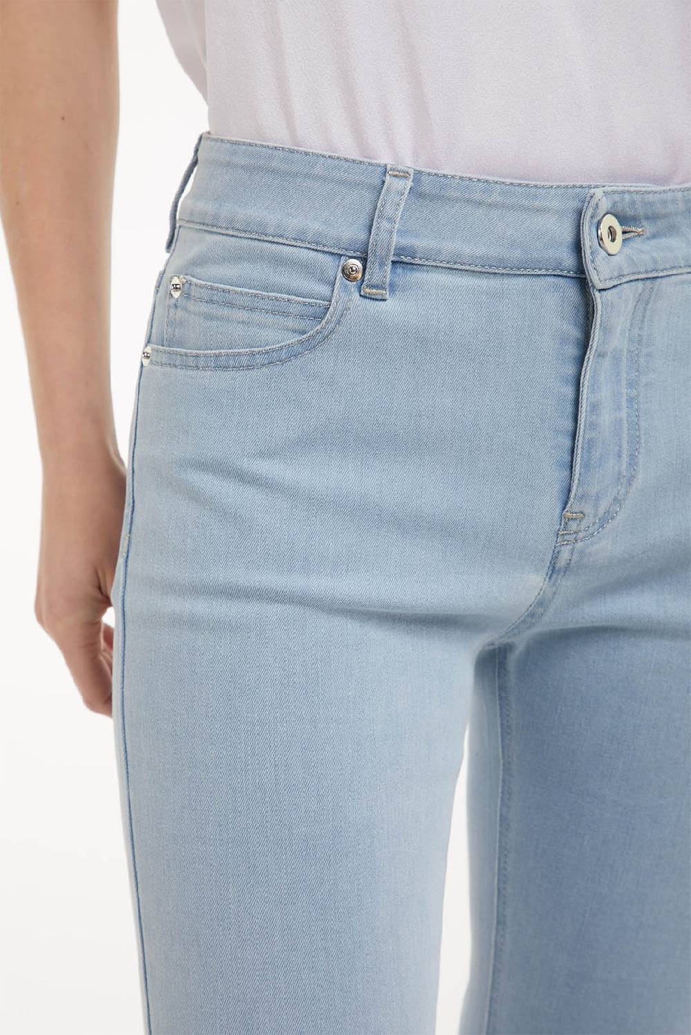 Piazza Sempione OLIVIA Pantalone in denim blu elasticizzato Hotsell