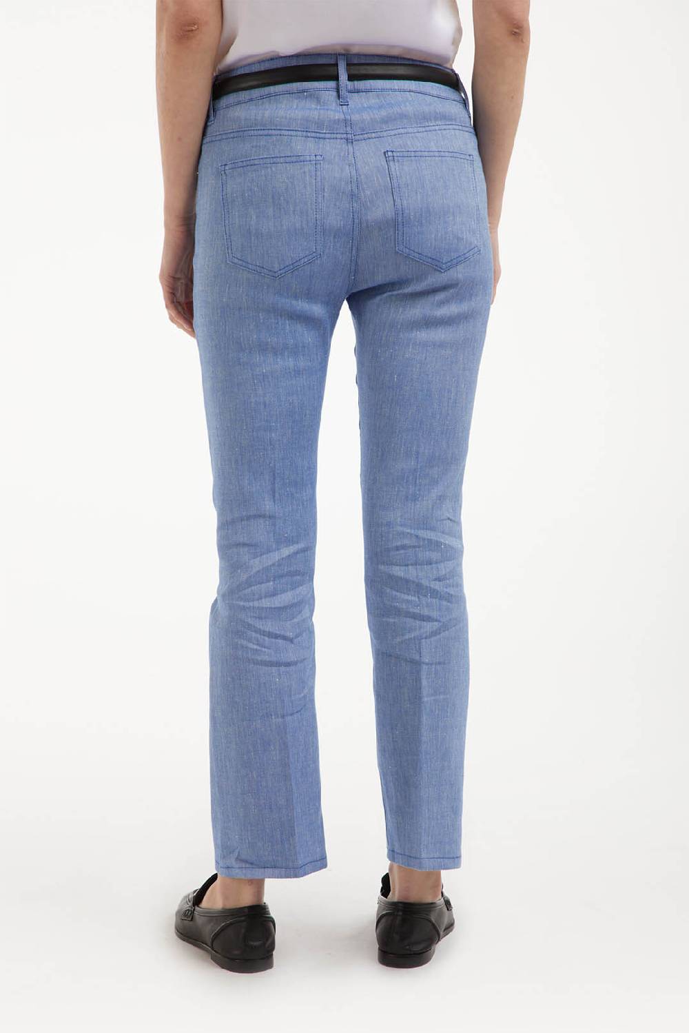 Piazza Sempione OLIVIA Pantalone 5 tasche effetto denim Vendita Calda