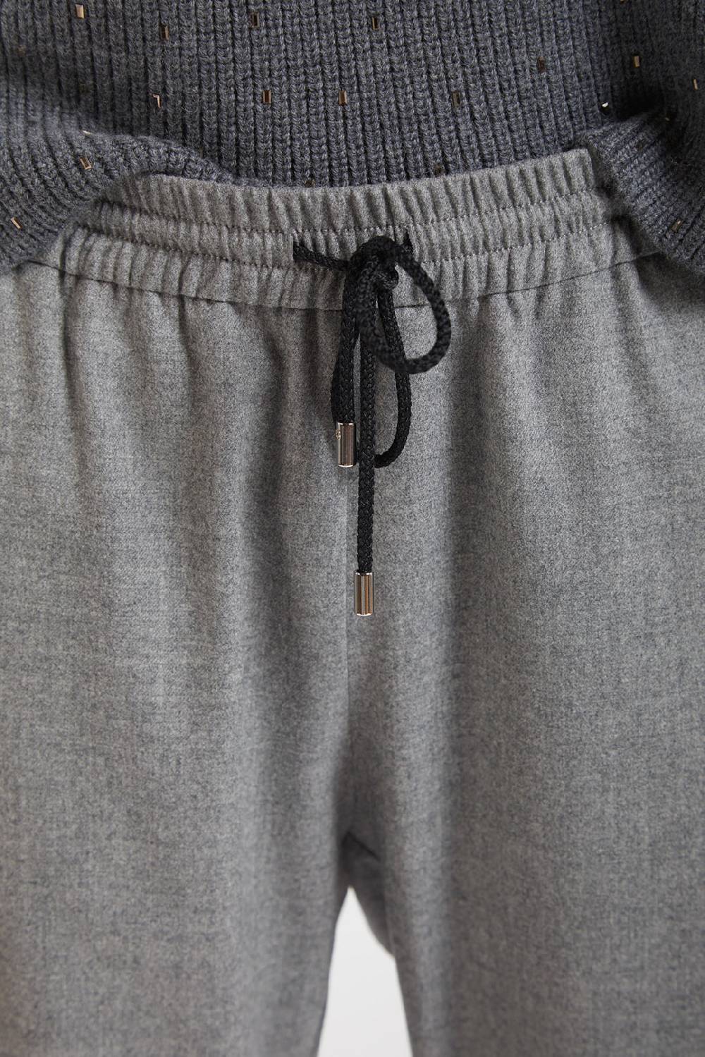 Piazza Sempione KATIE Pantalone con coulisse in lana Promozione