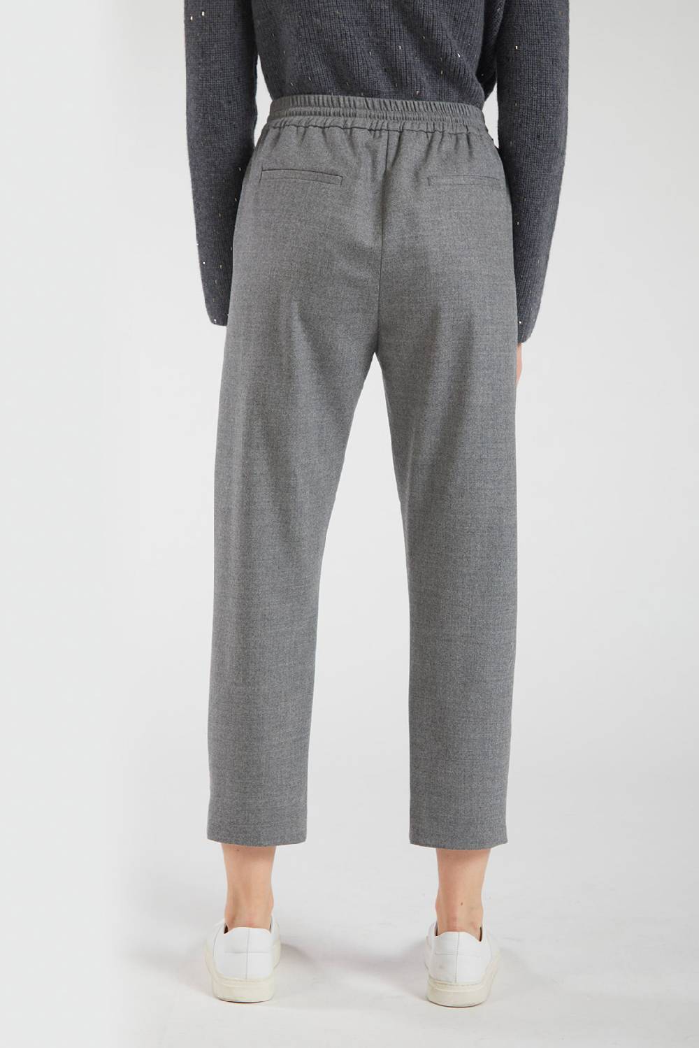 Piazza Sempione KATIE Pantalone con coulisse in lana Promozione