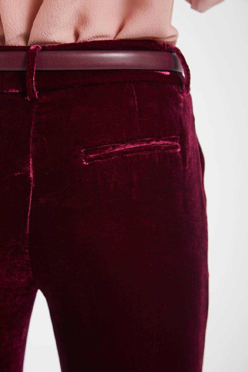 Piazza Sempione LUISA Pantalone in velluto pannè Pezzi Unici