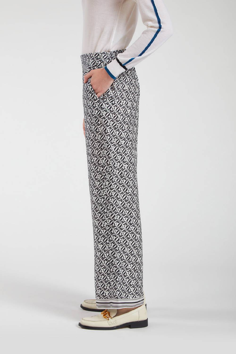 Piazza Sempione ANNA Pantalone wide leg Consegna Veloce