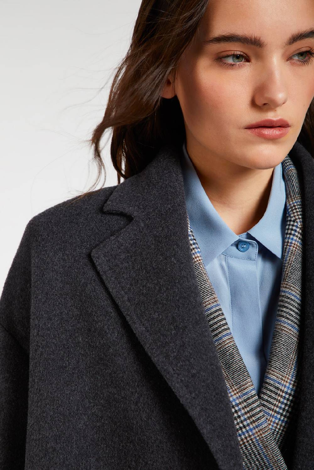 Piazza Sempione Cappotto in cachemire con spalla scesa Shopping Online