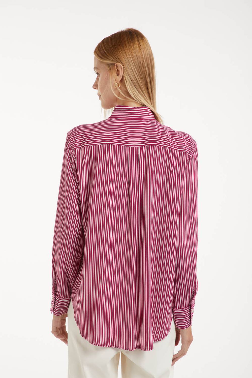 Piazza Sempione Camicia con stampa rigata In Linea