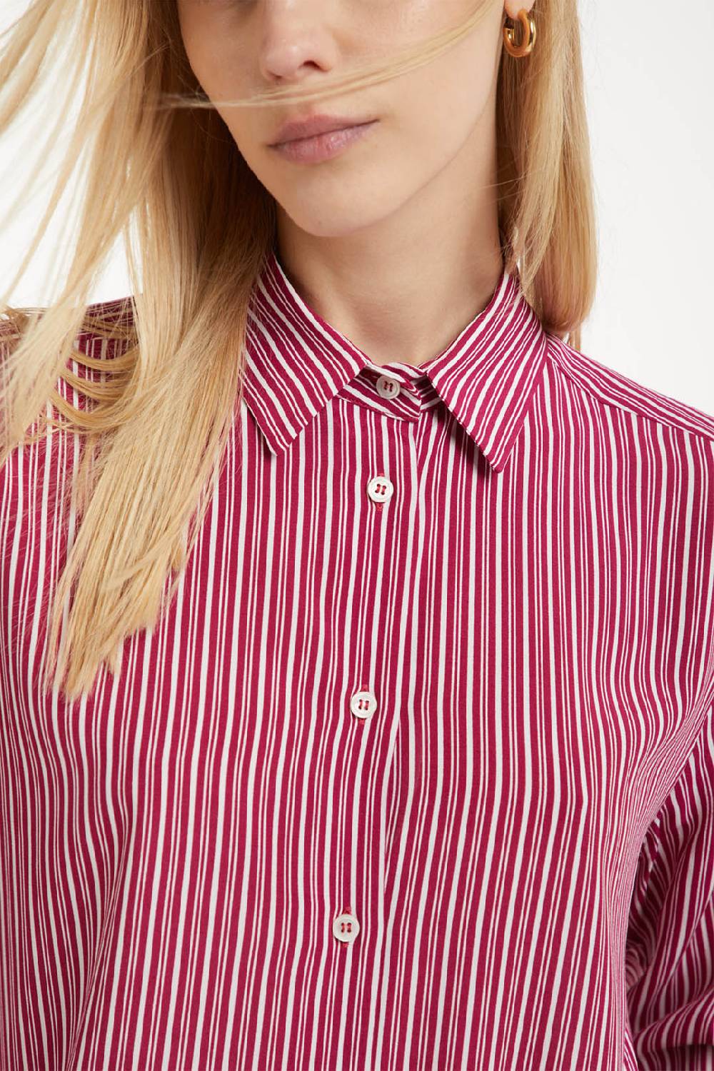 Piazza Sempione Camicia con stampa rigata In Linea
