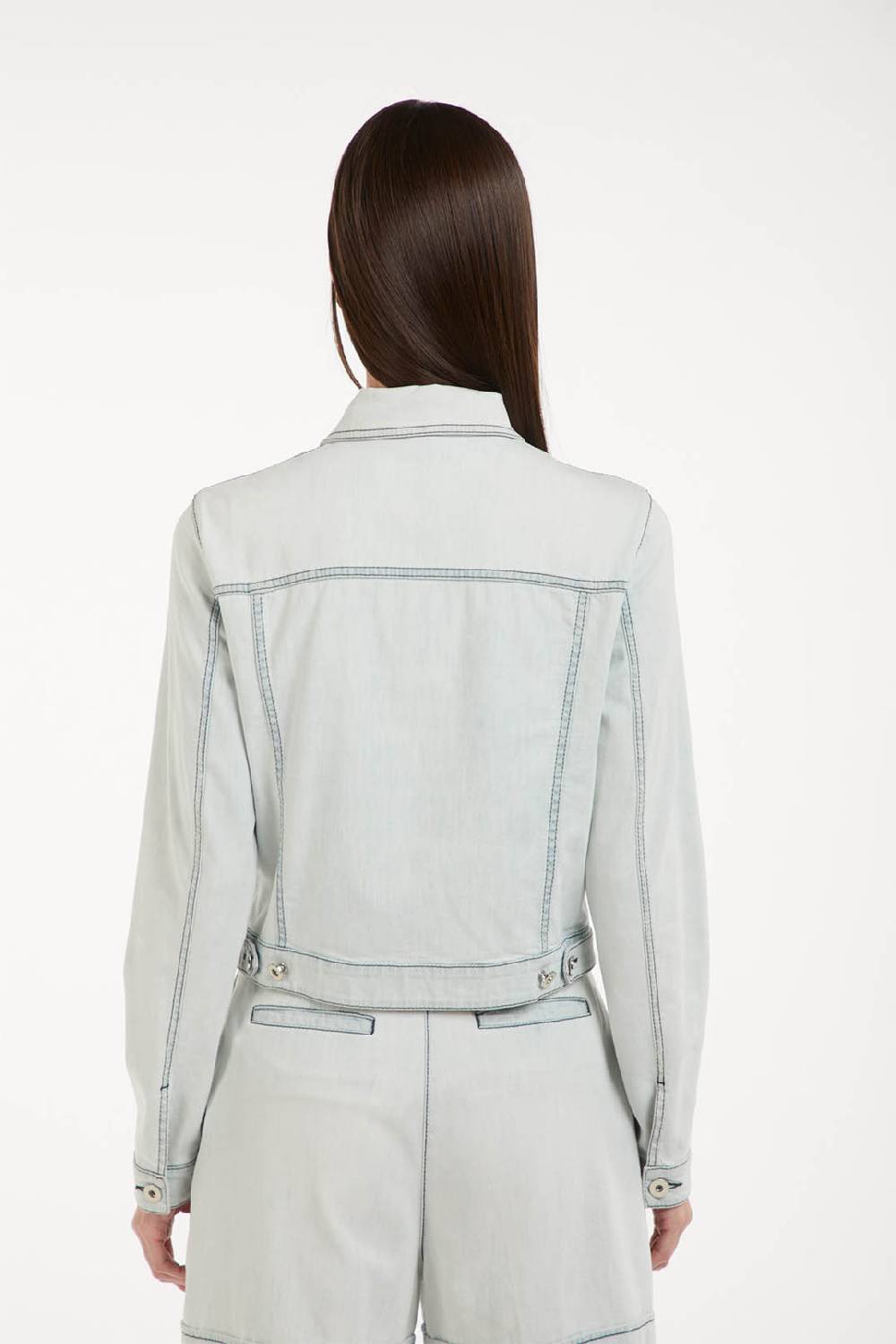 Piazza Sempione Giubbino in denim cotone seta Promozione