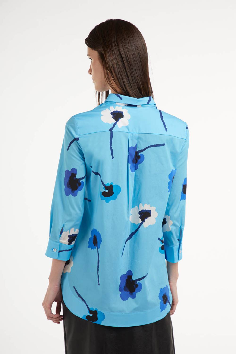 Piazza Sempione Camicia a tunica con stampa fiori Prezzo Ridotto