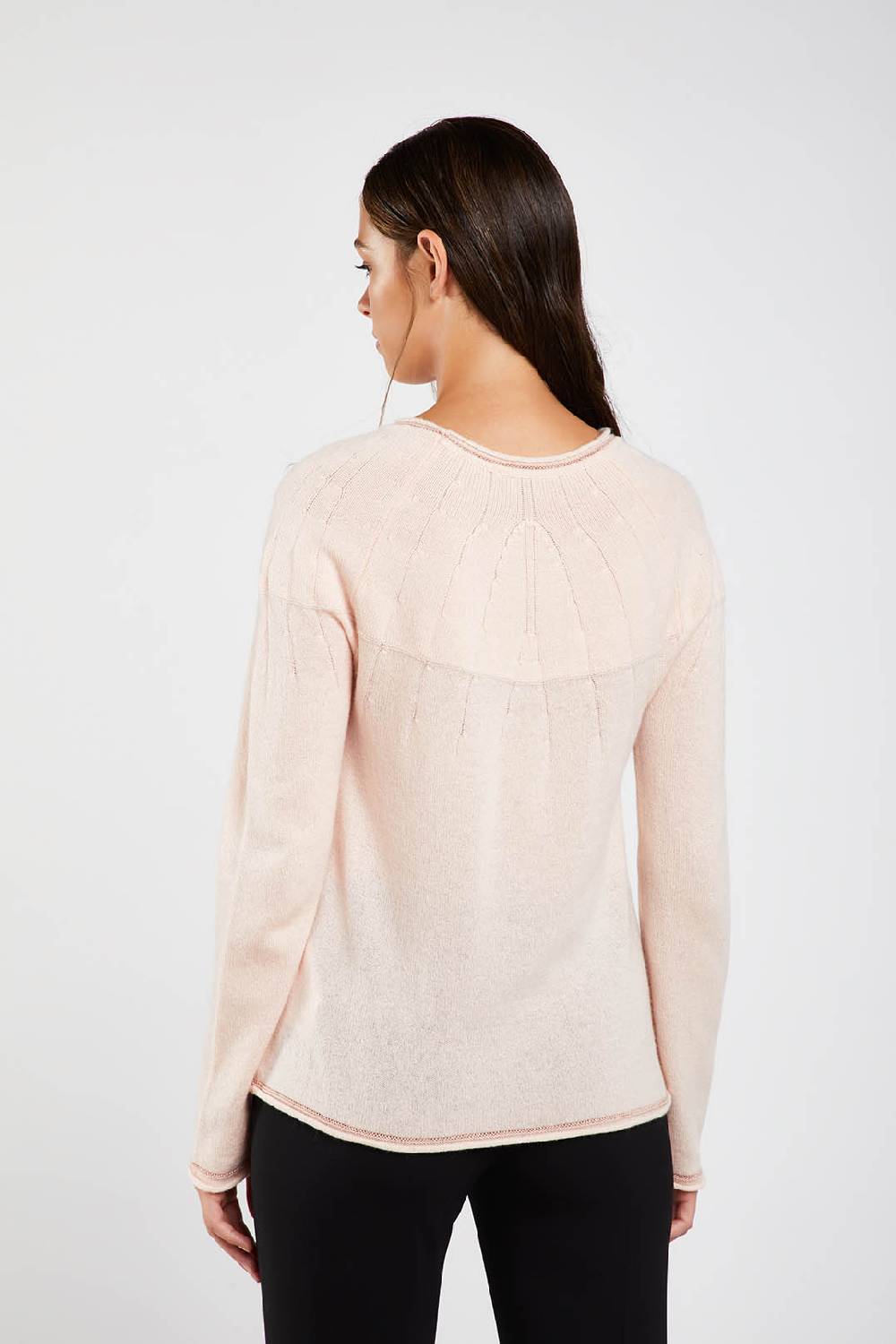 Piazza Sempione Maglia girocollo in cashmere Economico