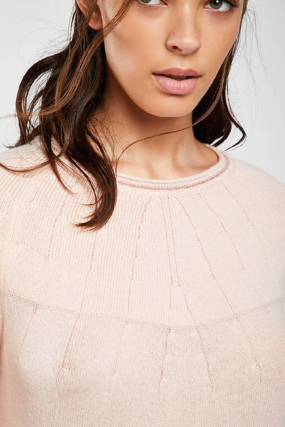 Piazza Sempione Maglia girocollo in cashmere Economico