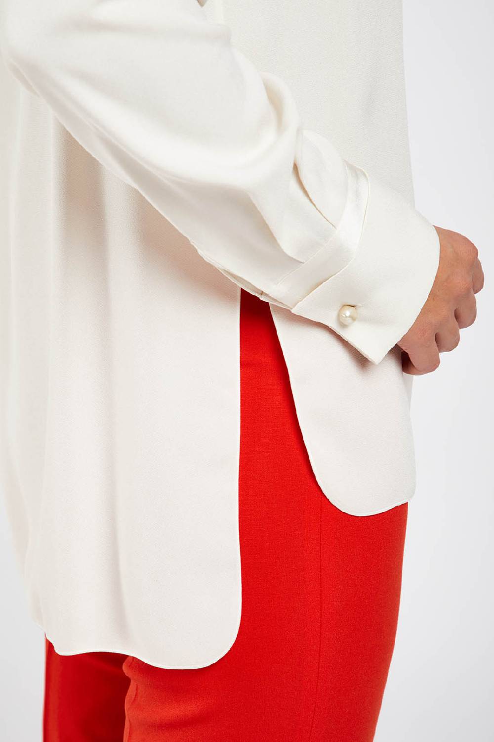 Piazza Sempione Camicia in cady enver satin Nuova