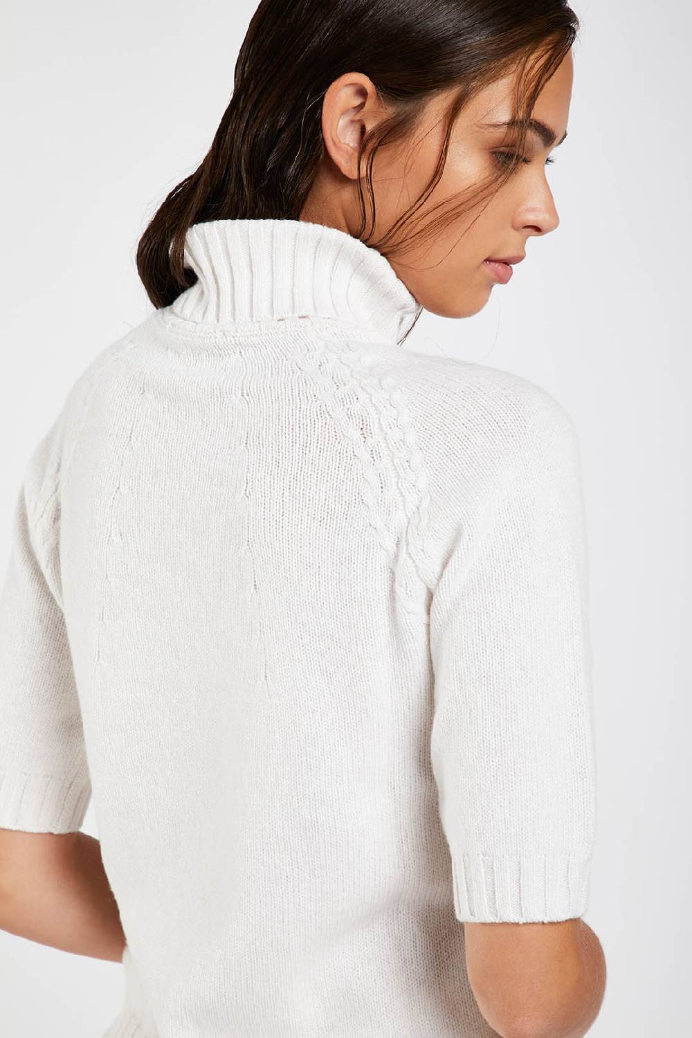 Piazza Sempione Dolcevita in viscosa e cashmere Qualità Garantita