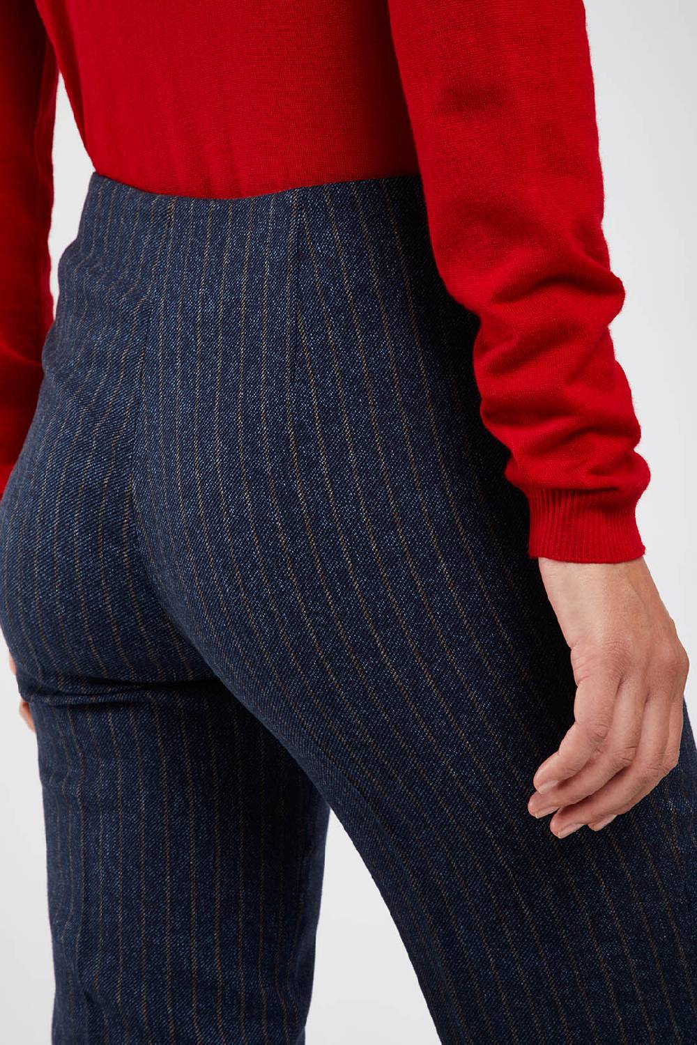 Piazza Sempione AUDREY Stretch cover twill gessato Saldi