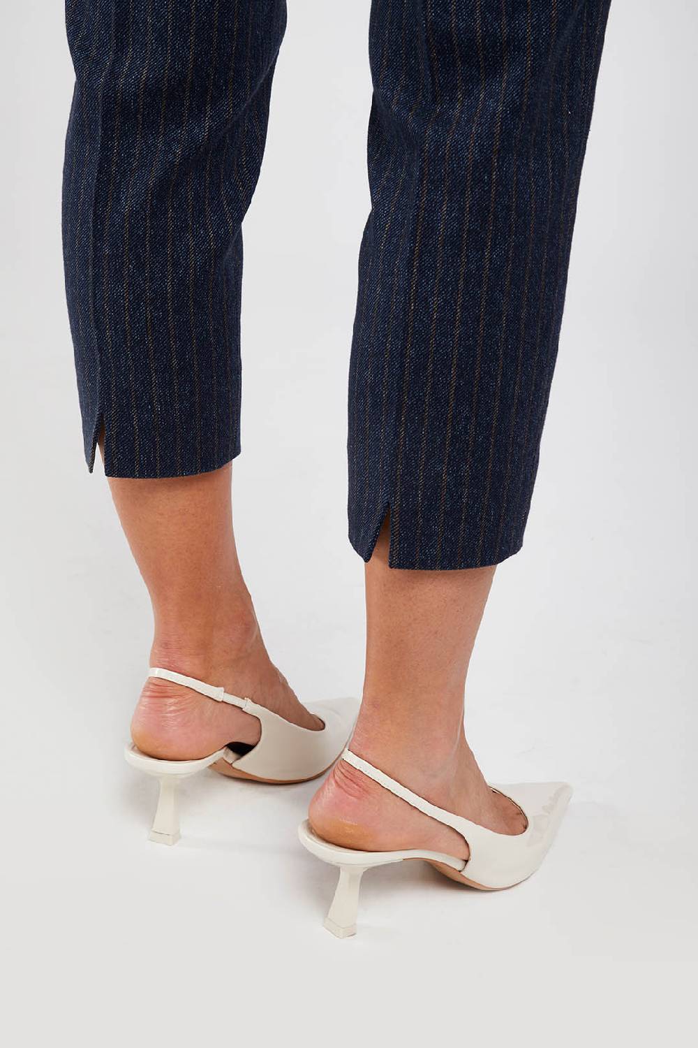 Piazza Sempione AUDREY Stretch cover twill gessato Saldi