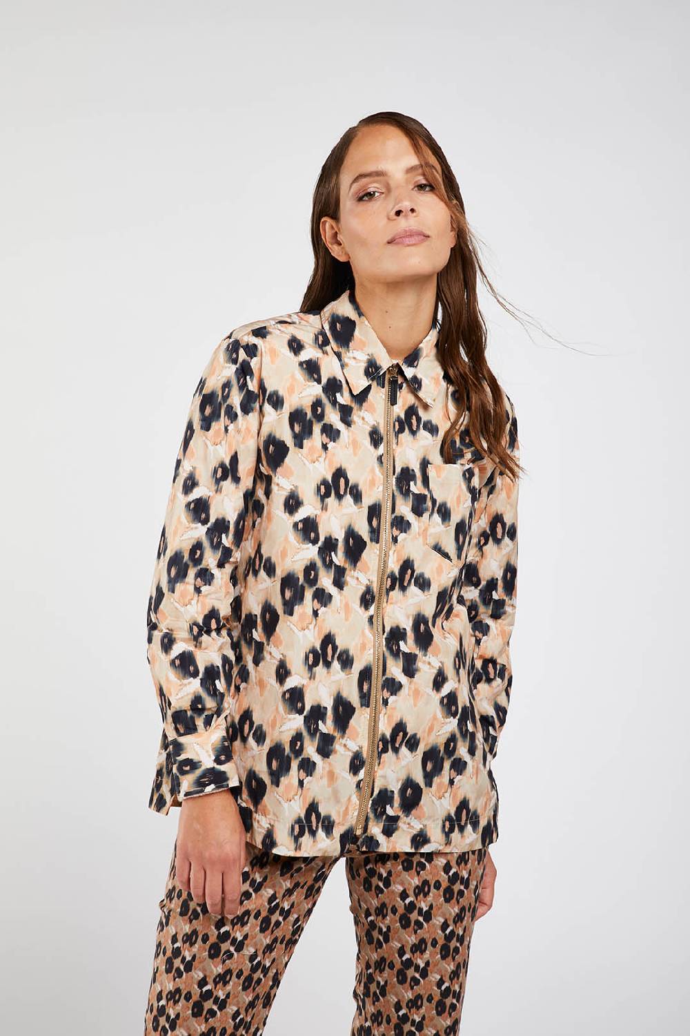 Piazza Sempione Giacca camicia in bio nylon stampato Negozio