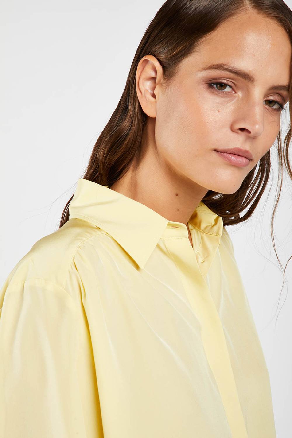 Piazza Sempione Camicia in crepe de chine di seta Economico