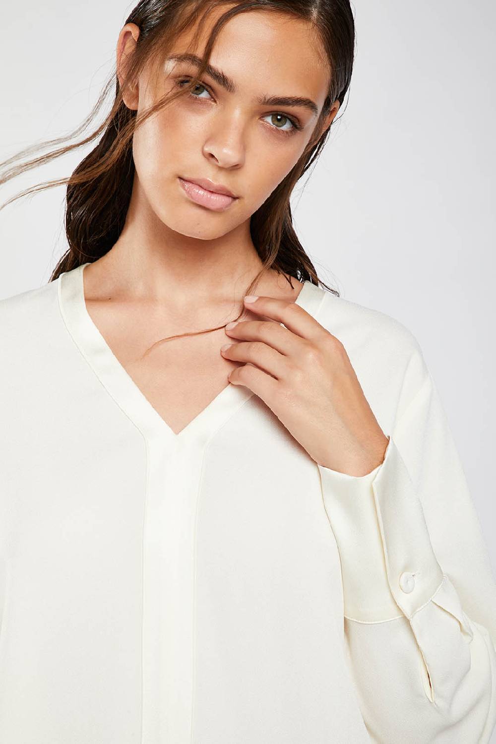 Piazza Sempione Camicia in cady enver satin Online