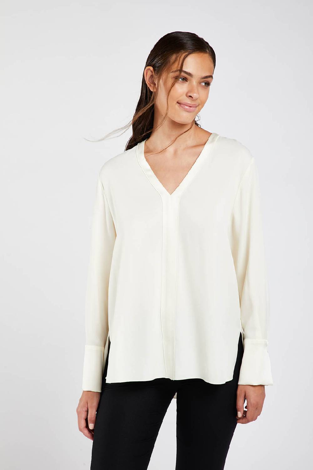 Piazza Sempione Camicia in cady enver satin Online