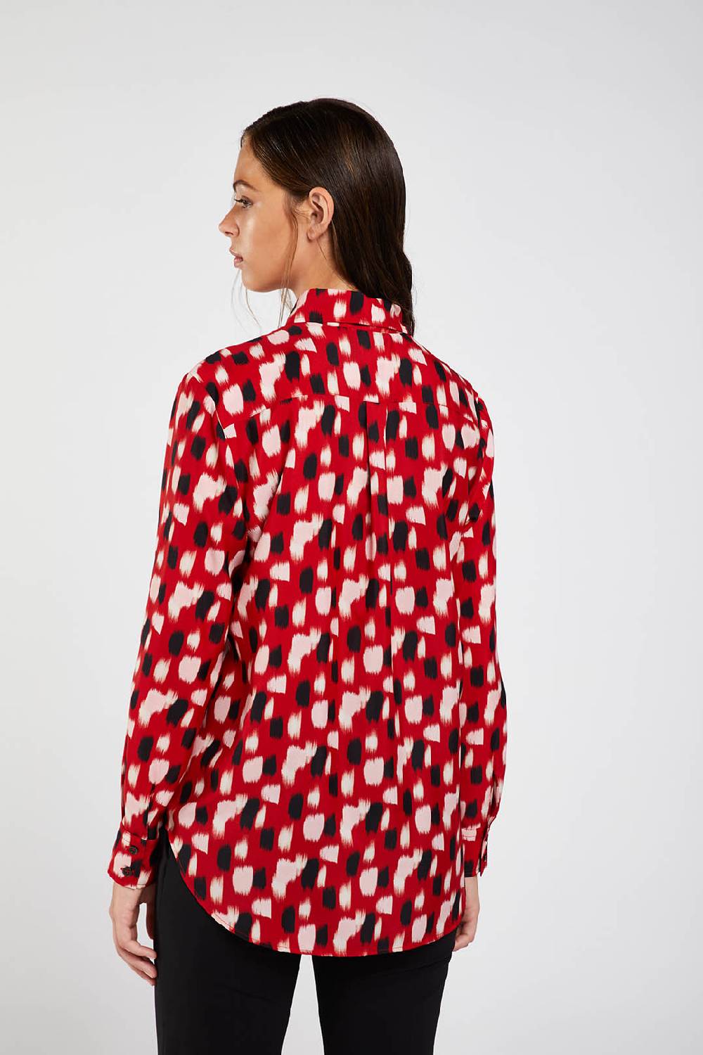 Piazza Sempione Camicia uomo stampato macchia pennellata Saldi