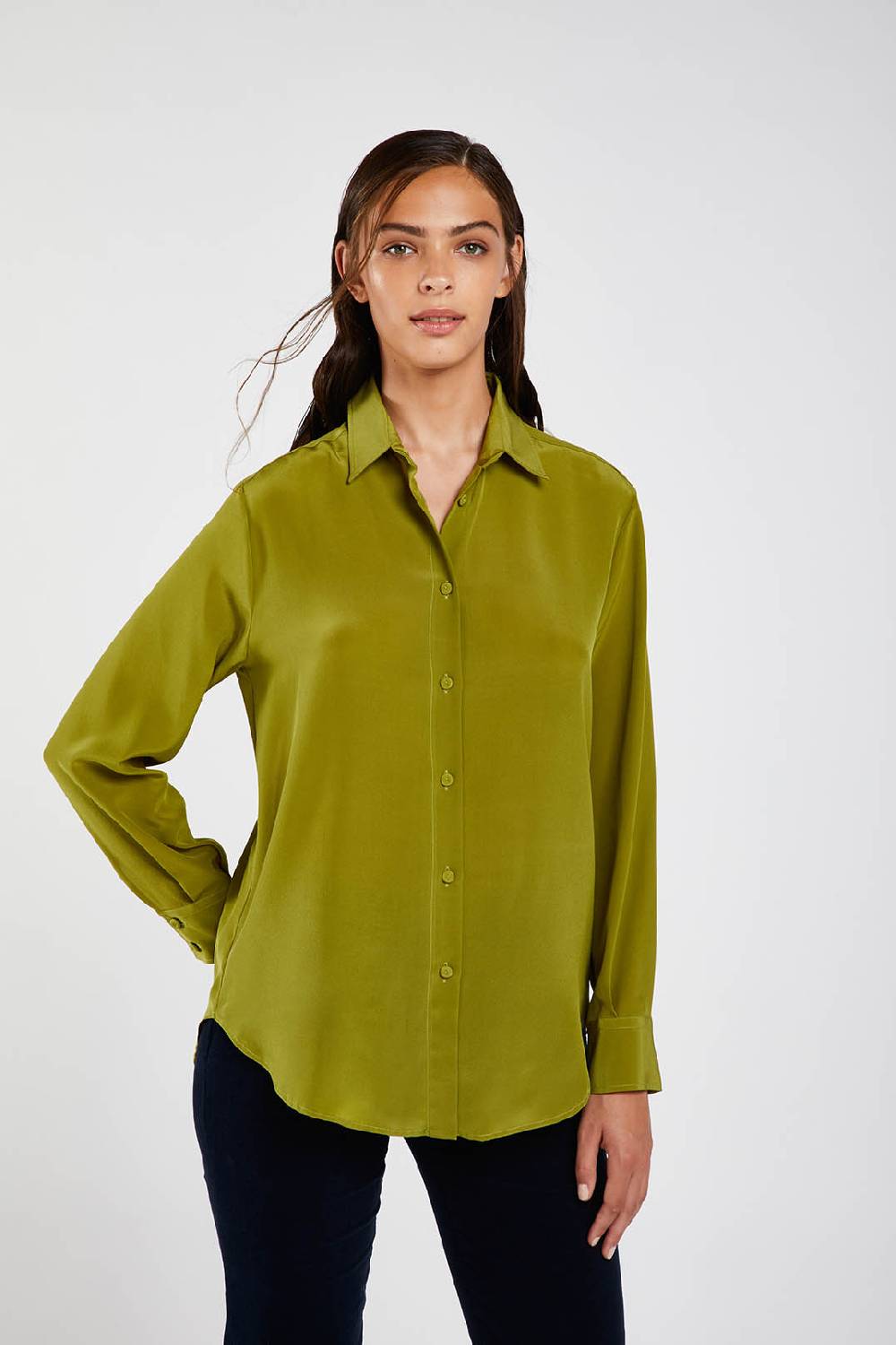Piazza Sempione Camicia uomo in crepe de chine di seta Offerte