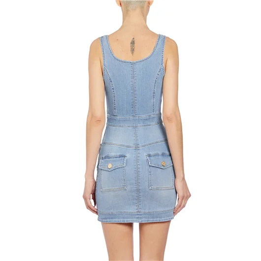 ELISABETTA FRANCHI MINI ABITO IN DENIM Qualità