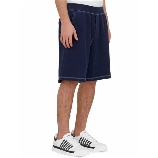 DSQUARED BERMUDA RELAX FIT IN COTONE Consegna Veloce