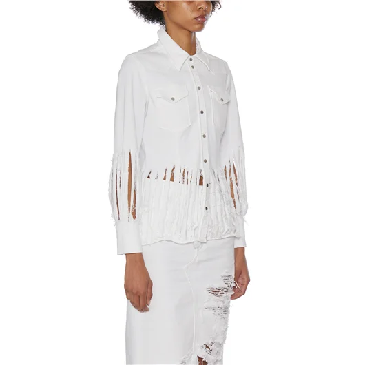 DONDUP CAMICIA TEXANA IN COTONE Vendite Flash
