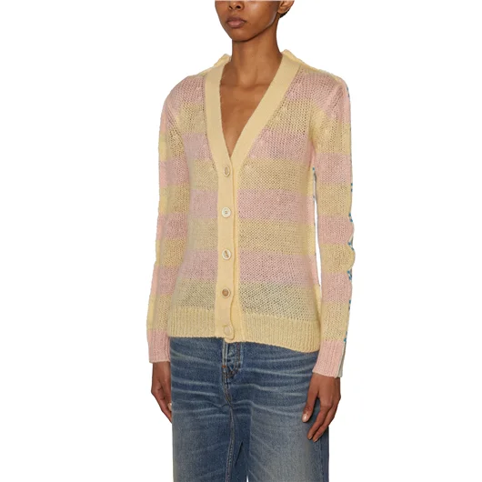 MARNI CARDIGAN IN MOHAIR E LANA Acquista Ora