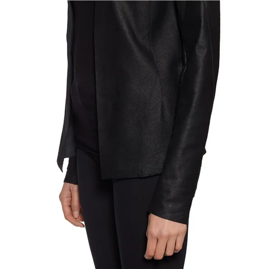 10SEI0OTTO CARDIGAN IN PELLE Consegna Veloce