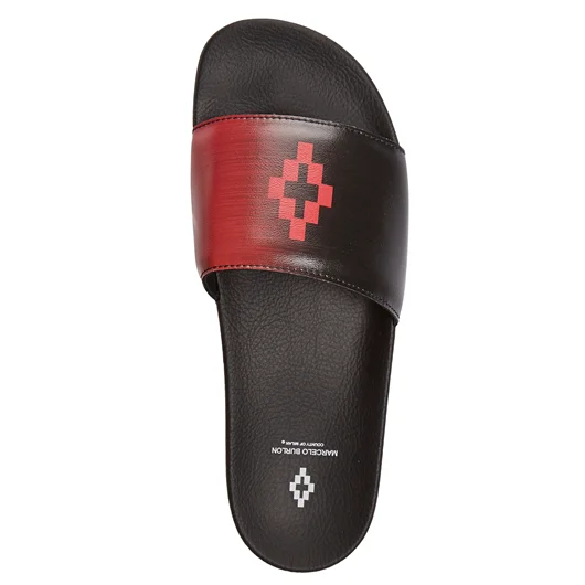 MARCELO BURLON CIABATTA CON STAMPA GRADIENT CROSS Shopping Online