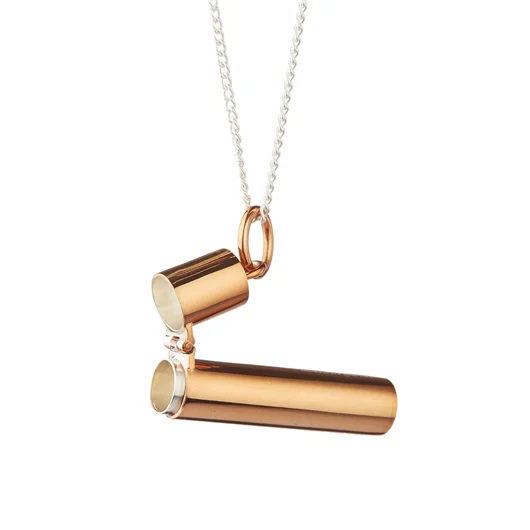 AMBUSH COLLANA IN ARGENTO PILL CASE Sottocosto