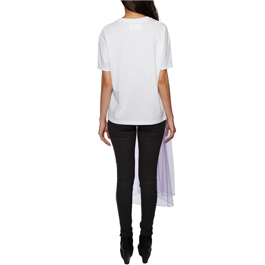 QUETSCHE_ DRESS T-SHIRT IN COTONE E TULLE Saldi
