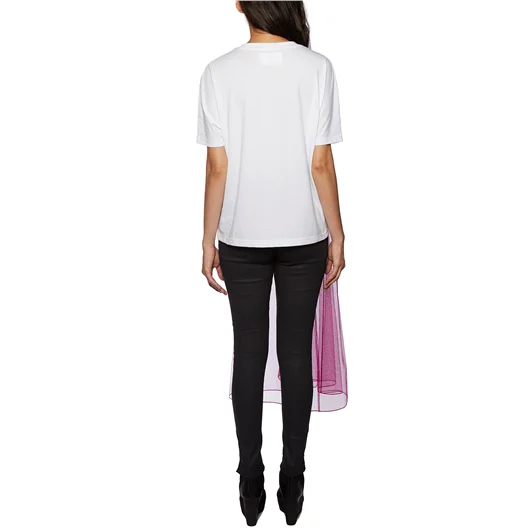 QUETSCHE_ DRESS T-SHIRT IN COTONE E TULLE Offerte