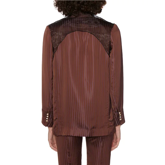 QUETSCHE_ GIACCA BLAZER CON INSERTO IN TULLE Vendite Flash