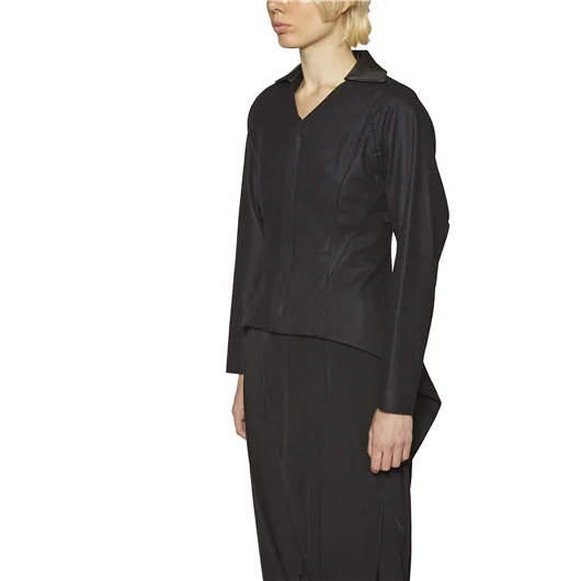 YOHJI YAMAMOTO GIACCA IN LANA IRREGOLARE Italia
