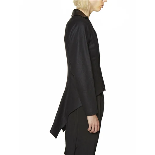 YOHJI YAMAMOTO GIACCA IN LANA IRREGOLARE Italia