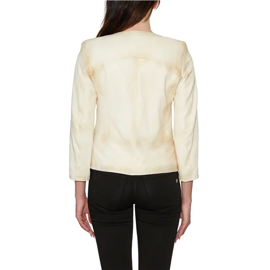 SWORD GIACCA IN PELLE CON ZIP In Linea