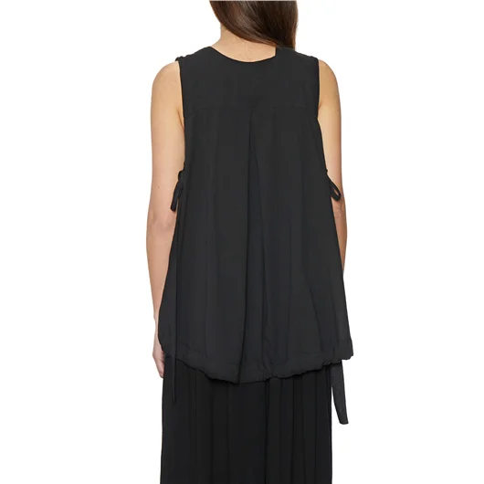 STUDIO B3 GILET TOP IN COTONE Affare Del Giorno