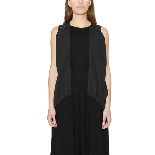 STUDIO B3 GILET TOP IN COTONE Affare Del Giorno