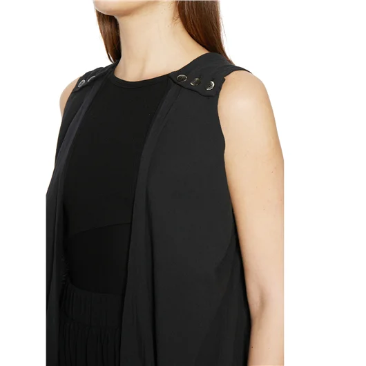 STUDIO B3 GILET TOP IN COTONE Affare Del Giorno