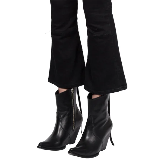 BEN TAVERNITI UNRAVEL JEANS IN DENIM STONE LACE UP Qualità